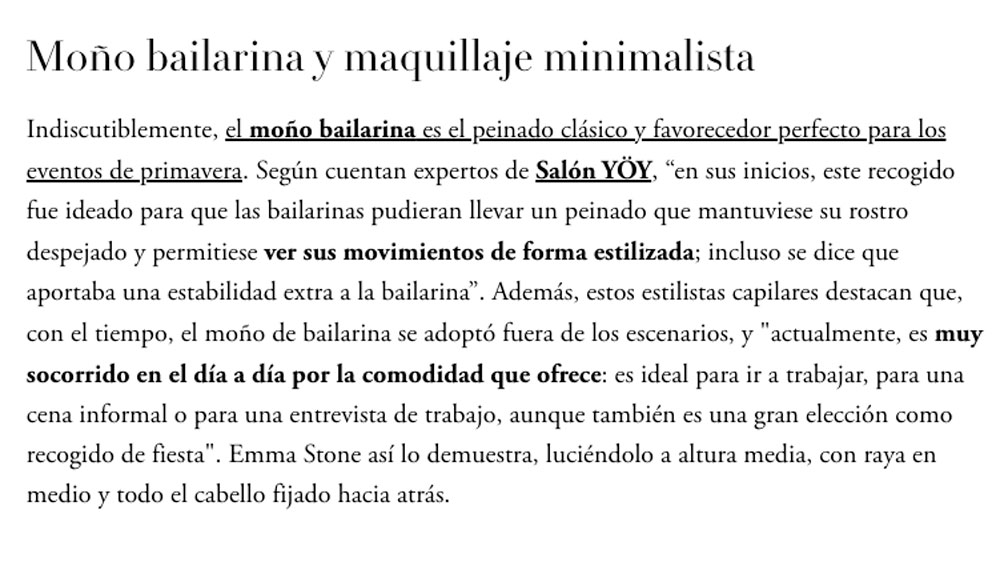 Salón YÖY en Vogue